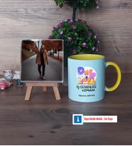 İş Güvenliği Uzmanı Fotoğraflı Dekoratif Taş, Kupa Bardak Beyaz Hediye (Model 7)