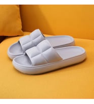 Ceox 0101.01 Hm Yumuşak Tabanlı Unisex Plaj Havuz Bahçe Yazlık Günlük Terlik (Açık Gri)