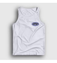 Presmono Unisex Sarı Php Coder Programmer Developer Yazılımcı Atlet 337368tt (Beyaz)