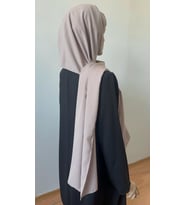 Armine Trend Kadın Medine İpeği Şal ( 70 x 190 cm) (Açık Gül Kurusu)