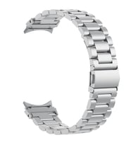 Microsonic Samsung Galaxy Watch 4 40mm Solid Steel Kordon Siyah (Gümüş)