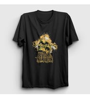 Presmono Unisex Haki Skull Bring Me The Horizon T-Shirt 21075tt (Siyah)
