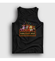 Presmono Unisex Beyaz Pizza Fnaf Five Nights At Freddy's Atlet 471482tt (Siyah)