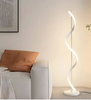 Modern Tasarım Ledli Köşe Lambader (Beyaz)