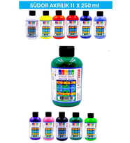 Akrilik Boya 250 Ml 1 Adet (Yeşil)