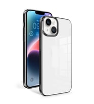 Apple iPhone 14 Plus Kılıf Zore Sun Kenarları Renkli Şık Tasarım Kılıf (Siyah)