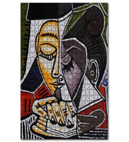 Cakapuzzle Tete Femme Lisant 1953 by Pablo Picasso Puzzle Yapboz MDF (Ahşap) (500 Parça)