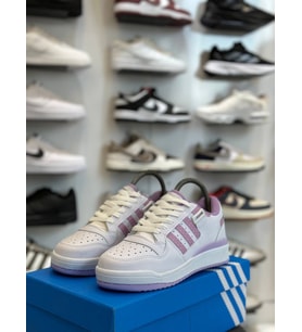 Premium Beyaz Sneaker - Klasik Tasarım Günlük Spor Ayakkabı (Pembe)