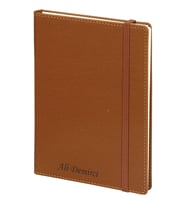 Termo Deri Gizli Spiralli Tarihsiz Defter (Taba)