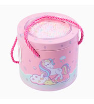 Livava Dinozor Askılı Ve Kilitli Metal Kumbara, Mavi, 13X12 (Pembe)