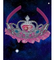 PRENSES ELSA TAÇ (DANTELLİ) (Pembe)