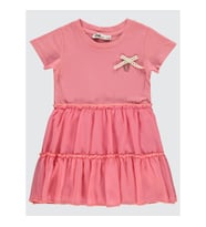 Civil Girls Kız Çocuk Elbise 2-5 Yaş Gül Pembe (Gül Pembe)