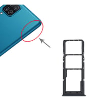 Samsung Uyumlu Galaxy M12 Sim Kart Tepsisi SM-M127F (Siyah)