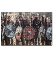 Cakapuzzle Viking Oyuncular Görseli  Puzzle Yapboz MDF (Ahşap) (1000 Parça)