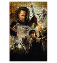 Cakapuzzle Yüzüklerin Efendisi Kralın Dönüşü Puzzle Yapboz MDF (Ahşap) (1000 Parça)