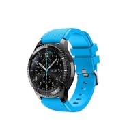 BİPOWER Samsung Watch 22mm KRD2 Frontier Silikon Kordon (DENIM-MAVI)