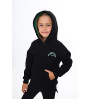 Toontoy Kız Çocuk Baskılı Sweatshirt (Siyah)