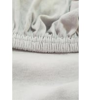 2 Adet Pamuklu ve Lastikli 60 x 120 x 15 cm Penye Bebek Çarşaf (Pembe-Grı)