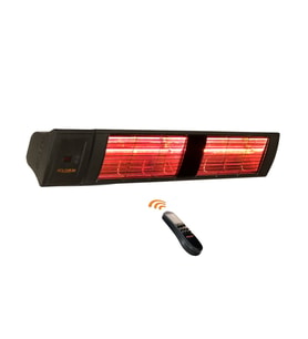Goldsun Supra Plus 4000W GSS40P Kumandalı Kademe Ayarlı Su Geçirmez Açık Alan Elektrikli Infrared Isıtıcı (Siyah)
