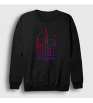 Presmono Unisex Beyaz Neverland K-Pop G I Dle Sweatshirt 409438tt (Siyah)