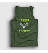 Presmono Unisex Beyaz Addict Spor Tennis Tenis Atlet 329771tt (Haki)
