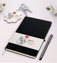 BK Gift Kişiye Özel Doctor Beyaz Defter Kalem Ve Anahtarlık Hediye Seti-2 (Model 2)