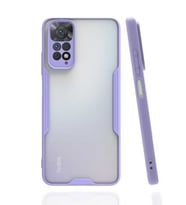 Xiaomi Redmi Note 11S Global Kılıf Parfe Kenarları Pastel Renk (Mor)