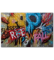 Cakapuzzle Rise And Fall Duvar Boyama  Puzzle Yapboz MDF (Ahşap) (500 Parça)