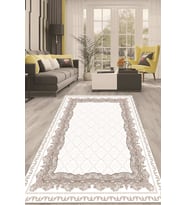 Dijital Kaymaz Taban Yıkanabilir Modern Renkli Salon Halısı Mutfak Halısı Yolluk ND-HT-1503 (Kahverengi)