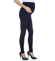 LuvmaBelly MYRA8001-8002-8009 Beli Ayarlanabilir Hamile Tayt (Lacivert)