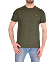 Erkek Sıfır Yaka Tişört Waffle BGL-ST01892 (Haki)
