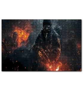 Cakapuzzle Rainbow Six Siege Tom Clancy The Division  Puzzle Yapboz MDF (Ahşap) (500 Parça)