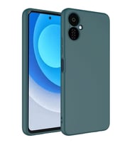 Tecno Camon 19 Neo Kılıf Zore Mara Lansman İç Yüzeyi Kadife Kılıf  (Koyu Yeşil)