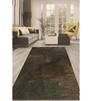 Dijital Kaymaz Taban Yıkanabilir Modern Renkli Salon Halısı Mutfak Halısı Yolluk ND-HT-910 (Çok Renkli)