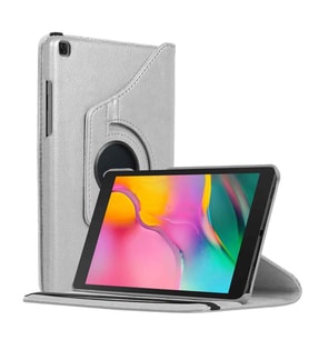 Samsung Galaxy Tab A T290 Uyumlu 8 Inç Dönerli Tablet Kılıfı (Gümüş)