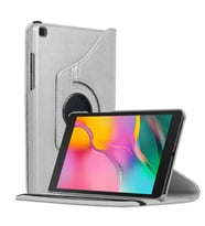 Samsung Galaxy Tab A T290 Uyumlu 8 Inç Dönerli Tablet Kılıfı (Gümüş)