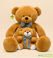 100 Yavrulu Papyonlu Büyük Ayıcık (%100 Yerli) (Kahverengi)