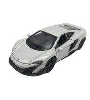 Farbu Oyuncak 1:38 Metal Çek Bırak Araba Mc Laren 43757D (Beyaz)