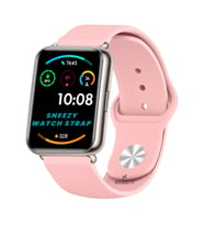 Huawei Watch Fit 2 Uyumlu PureLux Soft Silikon Kordon (Pembe)