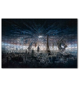Cakapuzzle Independence Day Resurgence Paris  Puzzle Yapboz MDF (Ahşap) (1000 Parça)