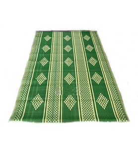 Plastik Hasır Kilim Çift Taraflı Piknik Plaj Hasırı (Yeşil)