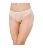 Papatya 3'lü Paket Bambu Kadın Bikini Külot 2521 (Ten)