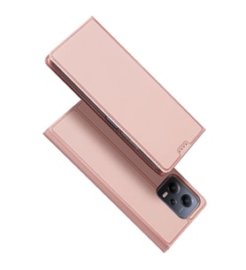 Dux Ducis Xiaomi Poco X5 5G Kılıf Skin Pro Series Flip Cover Kapaklı Kılıf (Pembe)