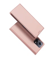Dux Ducis Xiaomi Poco X5 5G Kılıf Skin Pro Series Flip Cover Kapaklı Kılıf (Pembe)