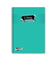 Kareli 96 Yaprak Spiralli Defter A4 Boy Plastik Kapak (1 Adet ) (Turkuaz)