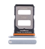 Xiaomi Uyumlu Poco F5 Sim Kart Tepsisi 23049PCD8G, 23049PCD8I (Gümüş)