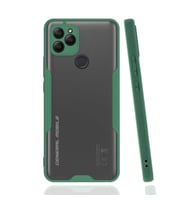 General Mobile 21 Kılıf Parfe Kenarları Pastel Renk Silikon Kılıf (Koyu Yeşil)