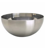 Servis,Salata Kasesi IKEA Paslanmaz Çelik MeridyenDukkan 20 cm Kase Sunum,Derin (Gümüş)