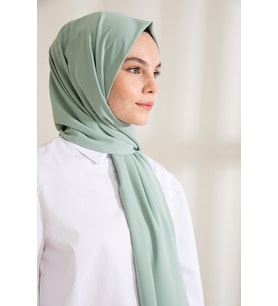 LARİSSA SCARF MEDİNE İPEĞİ ŞAL (Su Yeşili)