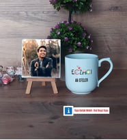 Eczacı Fotoğraflı Dekoratif Taş, Kupa Bardak Beyaz HediyeEczacıya Hediye Eczacılar Günü Hediyesi (Model 5)
